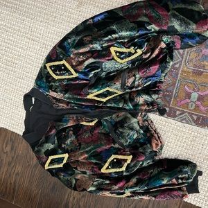 Thrifted puffer jacket